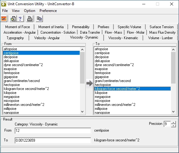 Click to view Unit Conversion Utility-UnitConvertor-B 2.5.21 screenshot