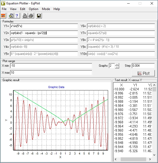 EqPlot screen shot