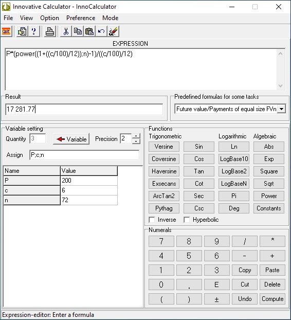 Innovative calculator - InnoCalculator 1.1.52